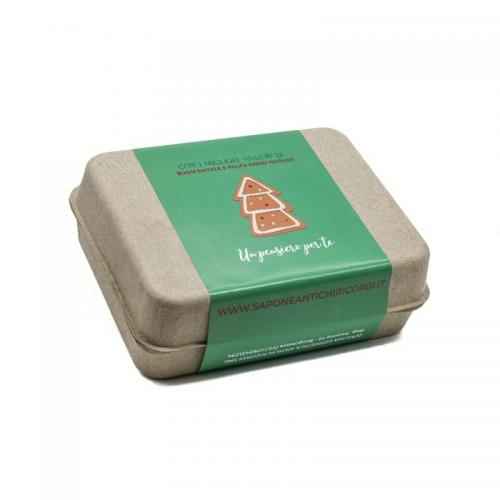 CONFEZIONE SAPONETTE NATALIZIE CALENDULA, ARANCIA E CANNELLA, EUCALIPTO, BERGAMOTTO