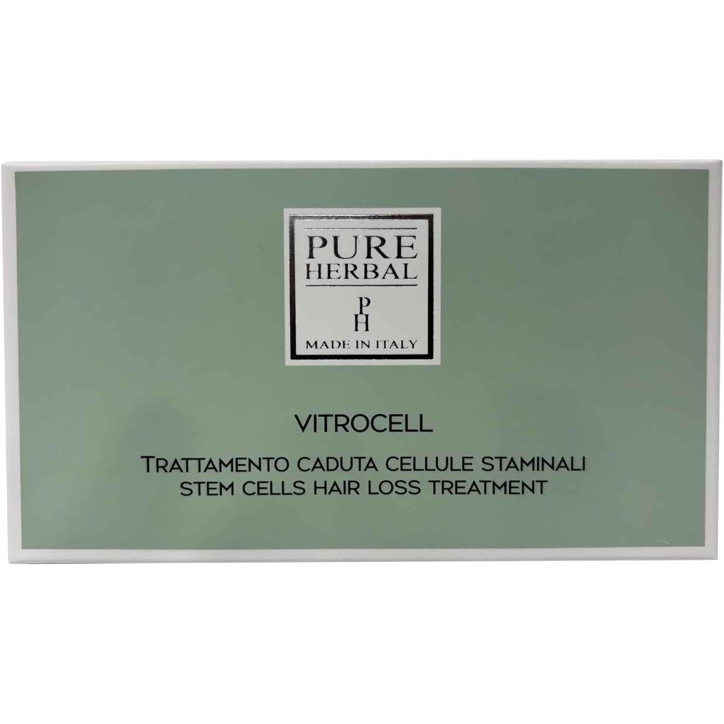 Vitrocell trattamento caduta capelli cellule staminali 10+30 ml Pure Herbal