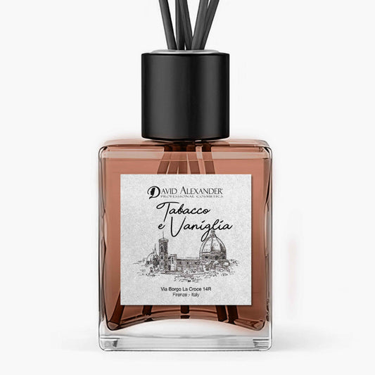 David Alexander Professional Cosmetics Profumatore per Ambiente Tabacco e Vaniglia – Caldo, Avvolgente, Elegante