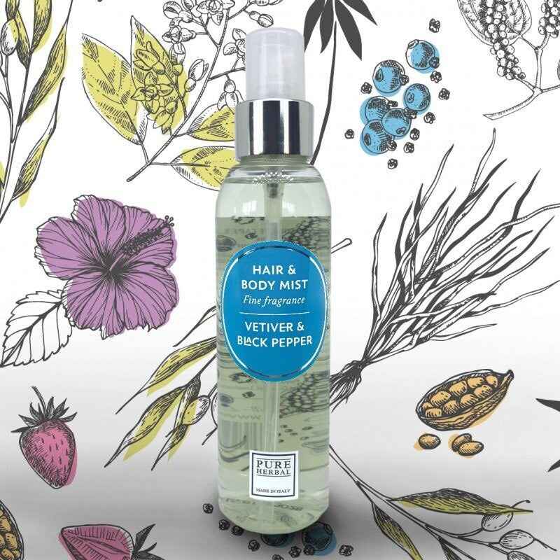 Hair&Body Mist Vetiver e Black Pepper 150 ml