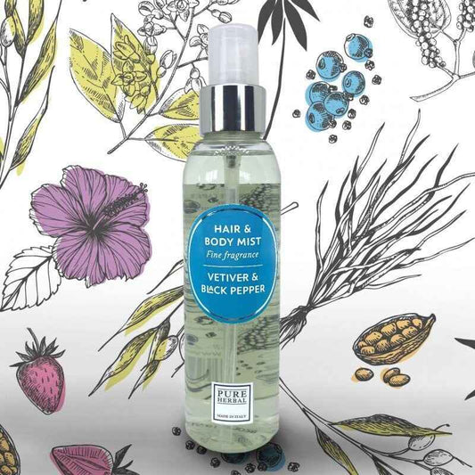 Hair&Body Mist Vetiver e Black Pepper 150 ml
