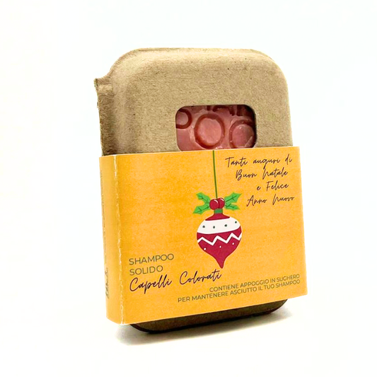 SHAMPOO SOLIDO DI NATALE PER CAPELLI COLORATI ALL' ORCHIDEA NERA