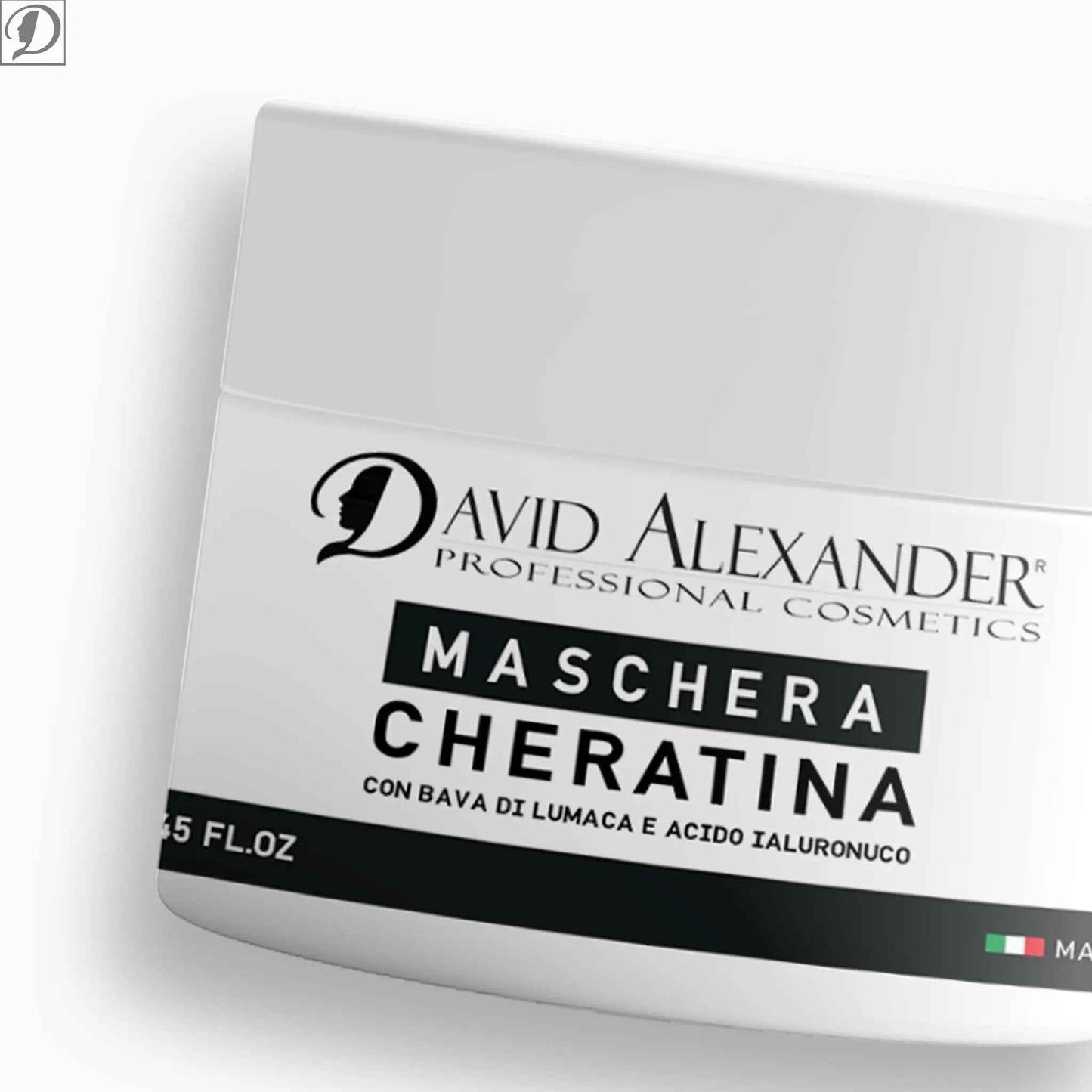 Maschera Capelli Cheratina e Acido Ialuronico 250 ml – Ristrutturante, Idratante, Professionale