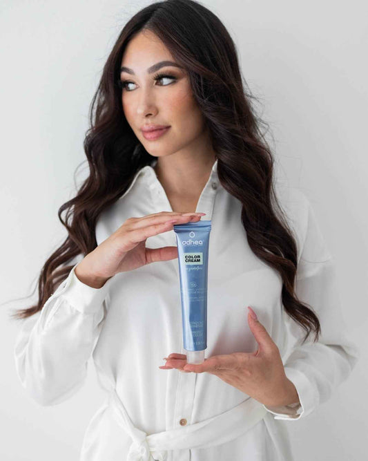 Color Cream Capelli: Nutrimento con Ceramidi, Cheratina, Aloe e Proteine della Seta Pure Herbal