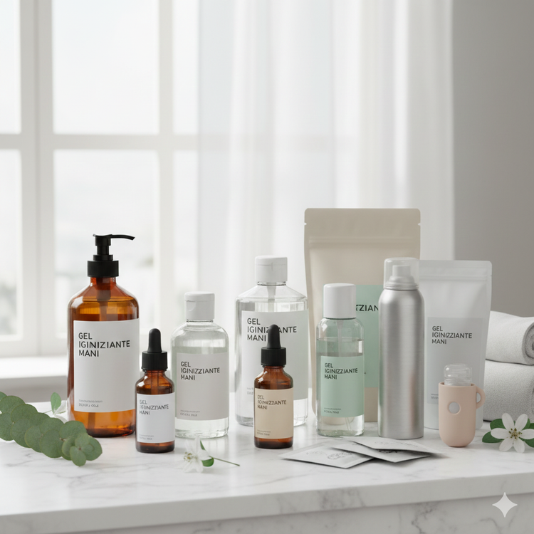 Linea prodotti per igiene mani e corpo