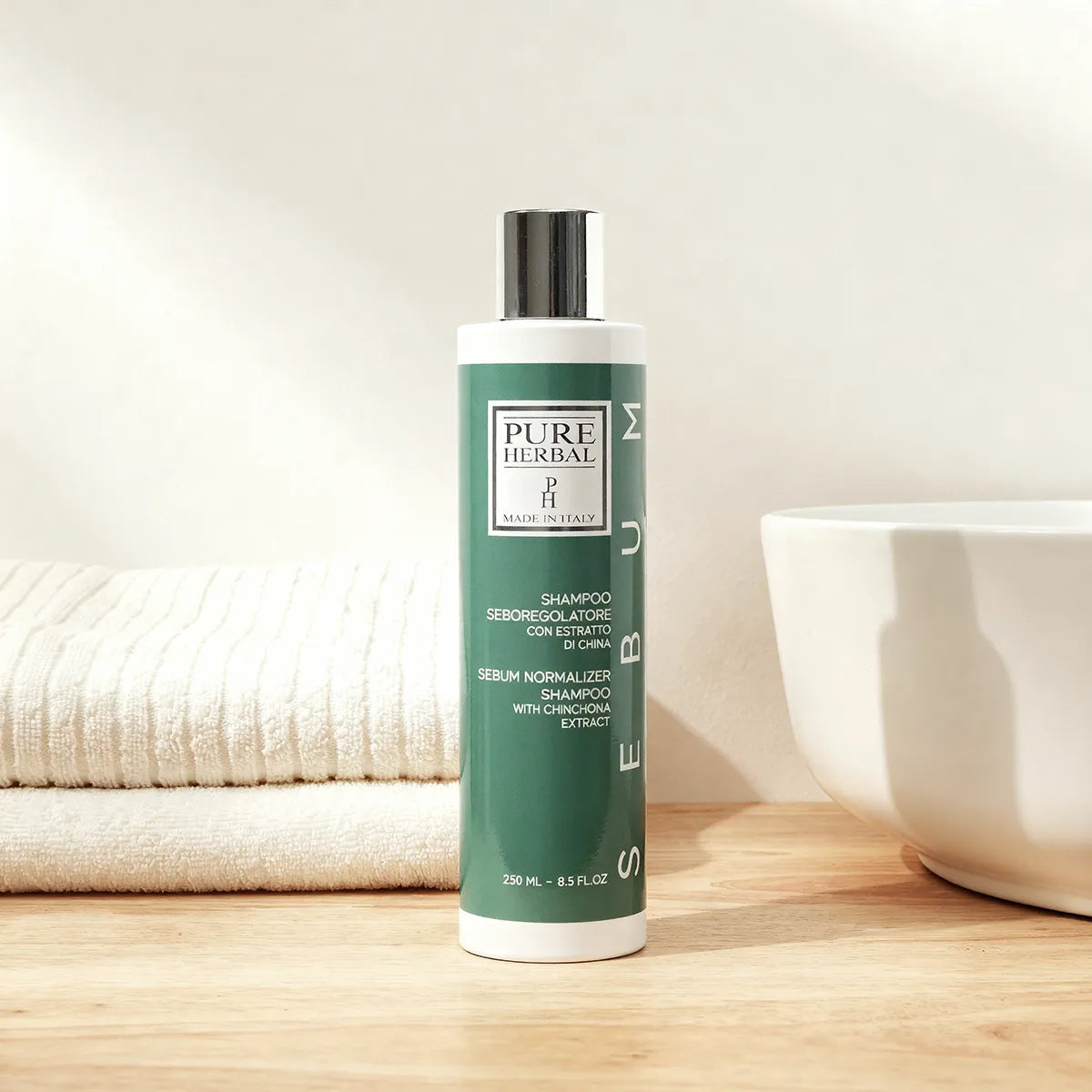 SHAMPOO_SEBUM_250ML SEBOREGOLATORE PURE HERBAL