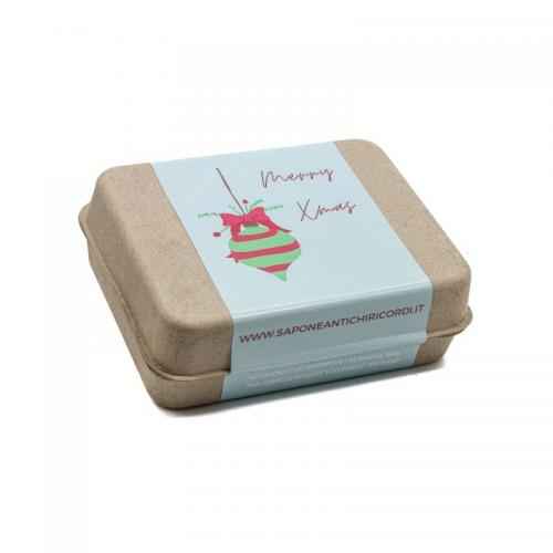 CONFEZIONE SAPONETTE NATALIZIE LAVANDA, FIOR DI LOTO, VIOLETTA, MIRRA