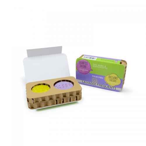 COMBO PACK SHAMPOO E BALSAMO SOLIDI PER LAVAGGI FREQUENTI