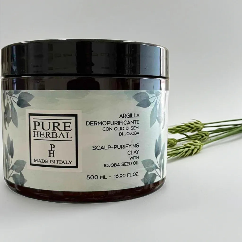 Argilla Dermopurificante 500 ml - Trattamento Naturale per Cuoio Capelluto