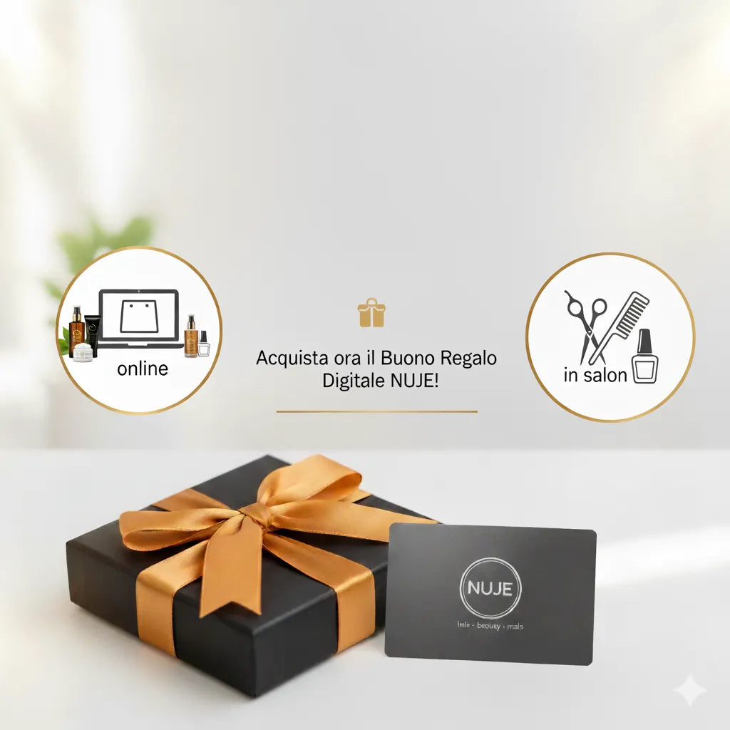 Buono regalo digitale nuje ondinaequipe per prodotti e servizi salone