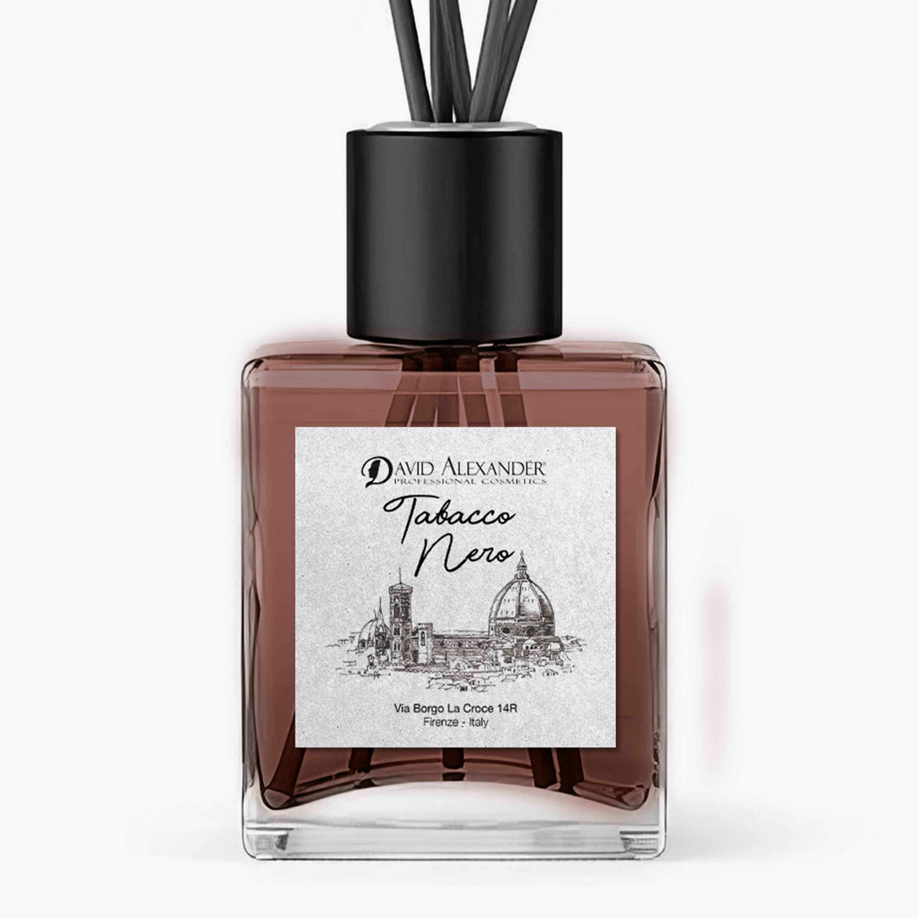 David Alexander Professional Cosmetics   Profumatore  per Ambiente al Tabacco Nero – Fragranza Intensa e Decisa