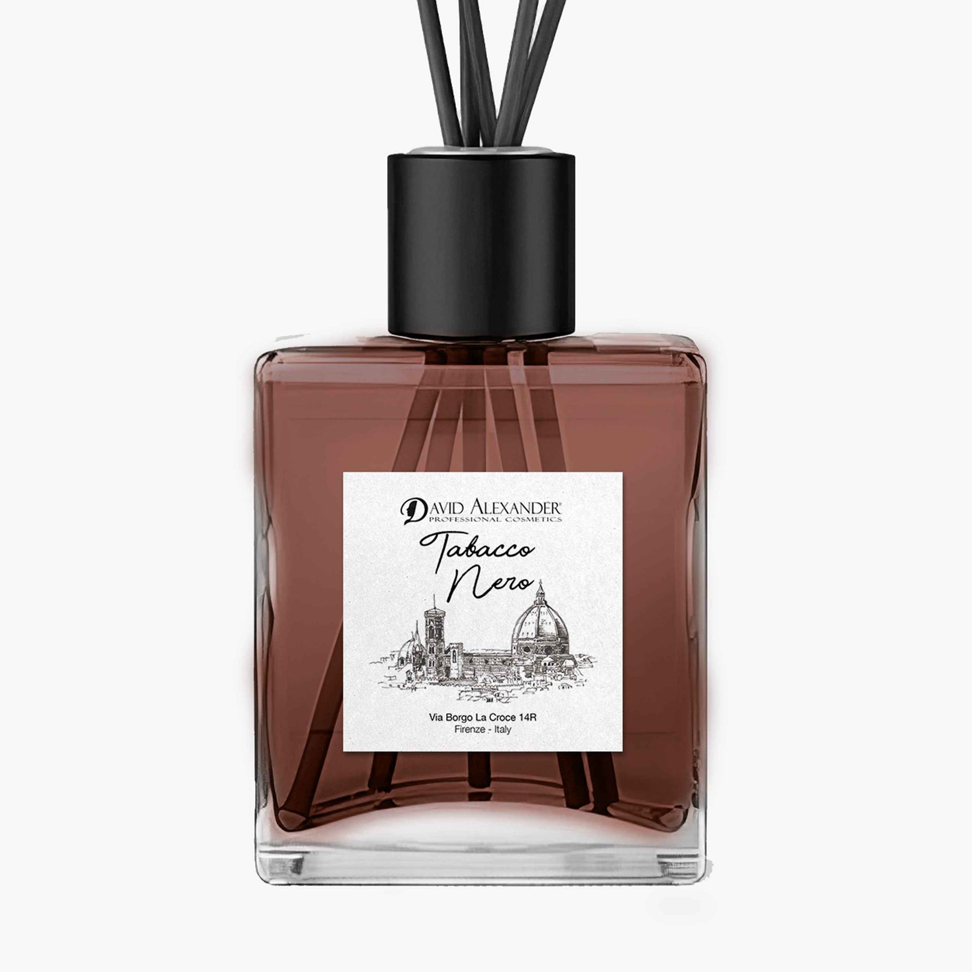 David Alexander Professional Cosmetics   Profumatore  per Ambiente al Tabacco Nero – Fragranza Intensa e Decisa