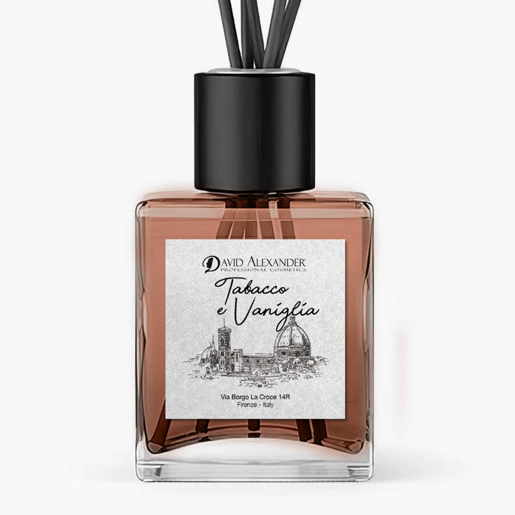 David Alexander Professional Cosmetics   Profumatore per Ambiente Tabacco e Vaniglia – Caldo, Avvolgente, Elegante