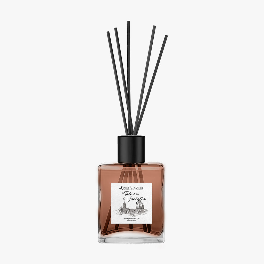 David Alexander Professional Cosmetics   Profumatore per Ambiente Tabacco e Vaniglia – Caldo, Avvolgente, Elegante