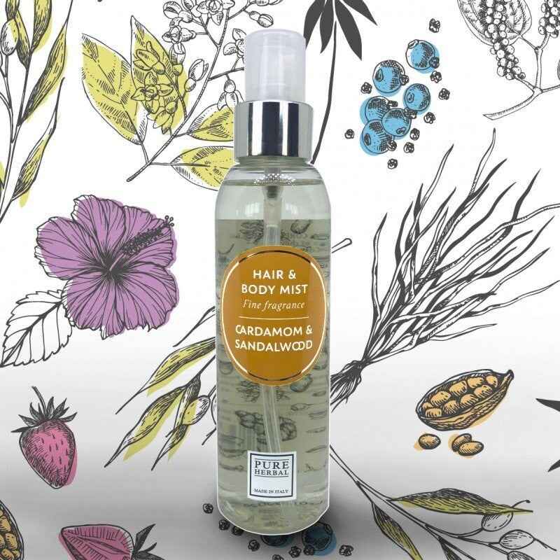 Hair&Body Mist Cardamom e Sandalwood 150 ml Pure Herbal