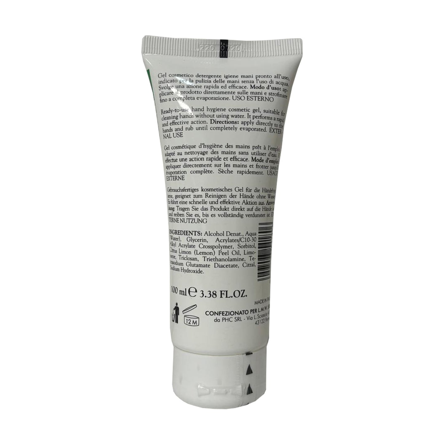 Gel Detergente Igiene Mani Pure Herbal 100 ml