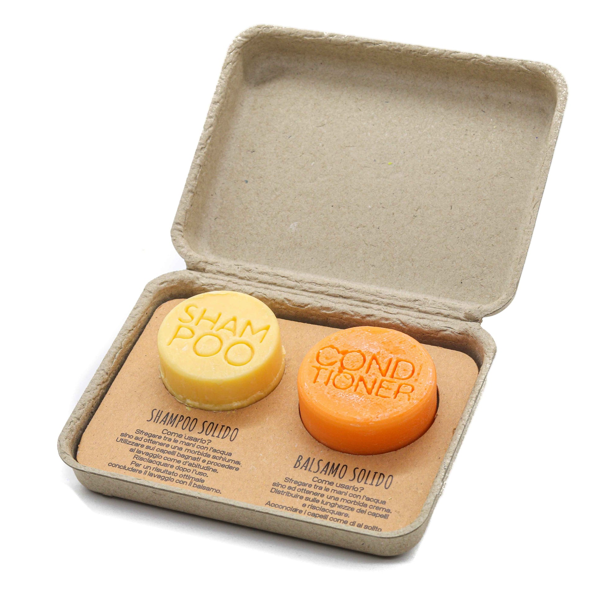 COMBO PACK SHAMPOO E BALSAMO SOLIDI PER CAPELLI RICCI