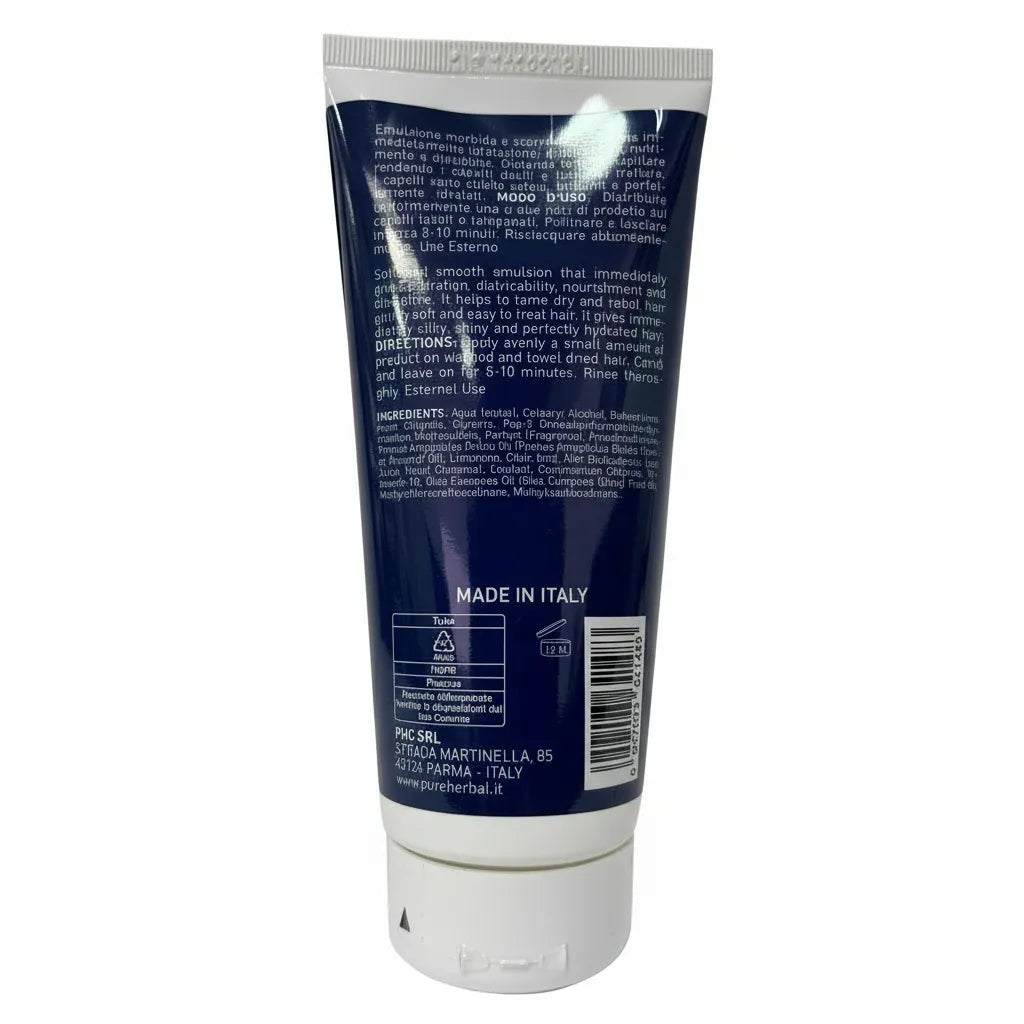 Maschera idratante anti crespo 150 ml Pure Herbal per capelli setosi e luminosi