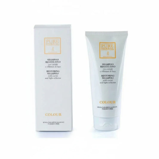 Maschera capelli colorati naturale 150 ml Pure Herbal - Nutrimento e Protezione 