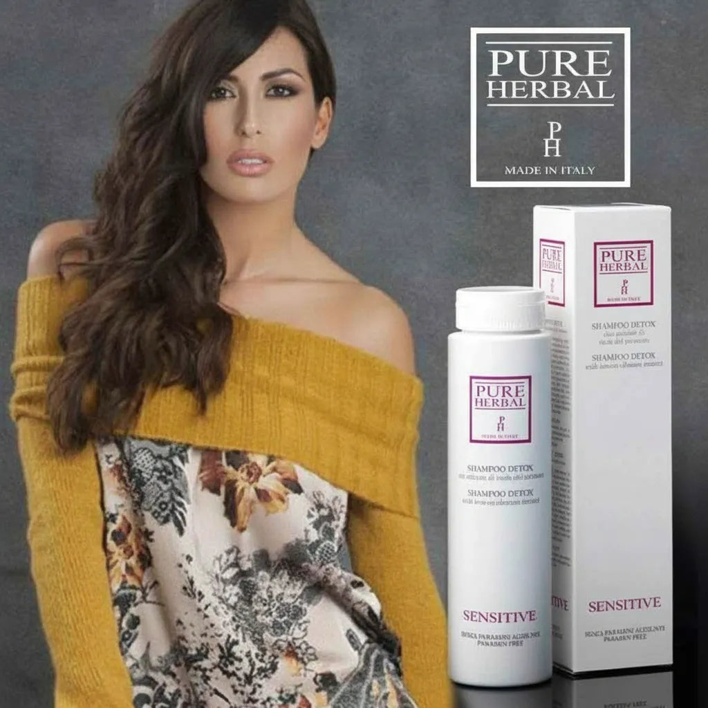 Shampoo Detox Pure Herbal per un Pulito Profondo e Naturale