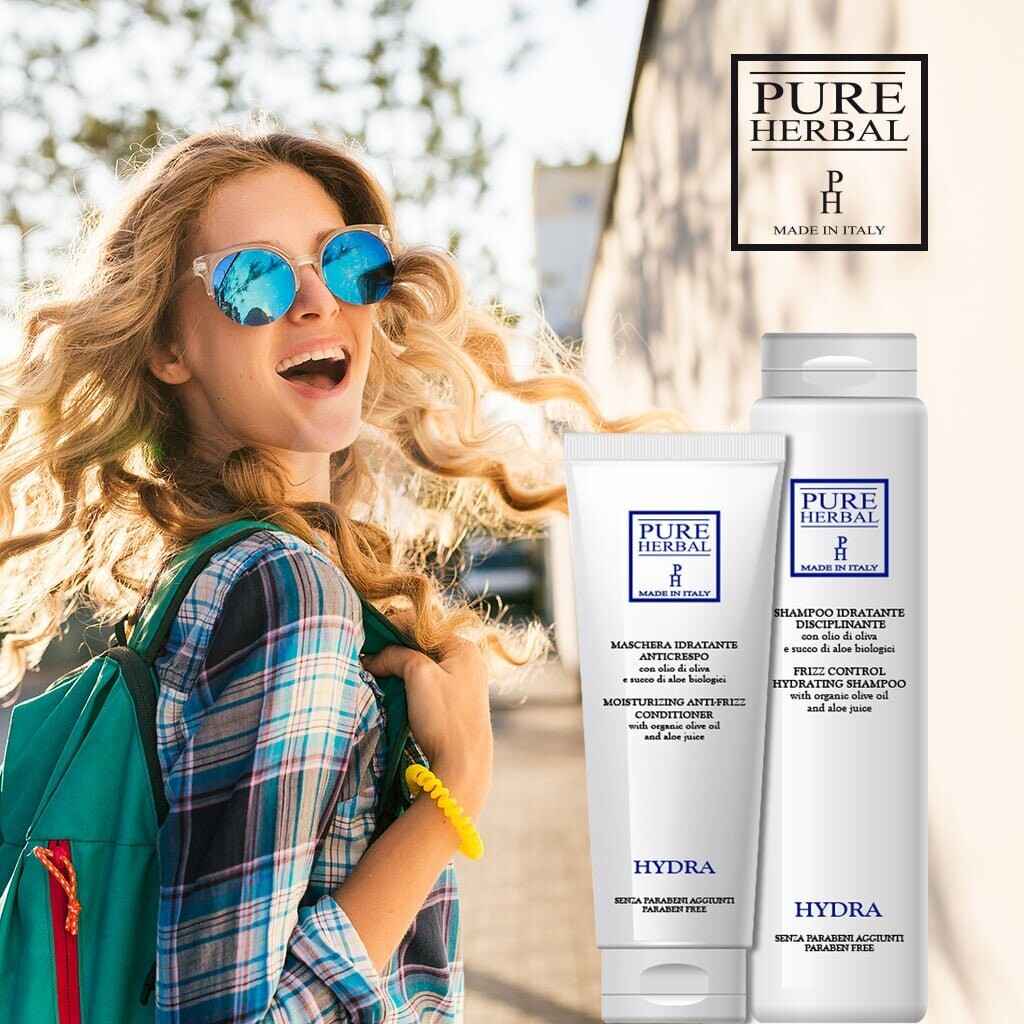 Shampoo idratante disciplinante 200 ml Pure Herbal