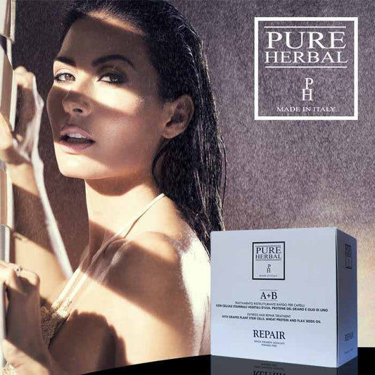 Trattamento ricostruzione capelli Pure Herbal A+B 300+300 ml