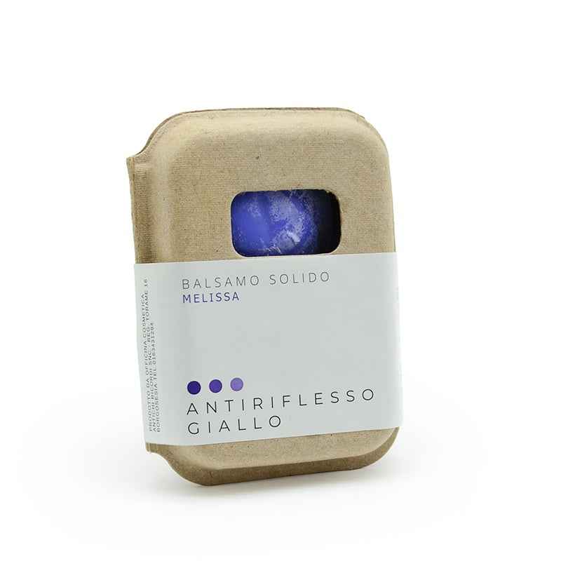BALSAMO SOLIDO ANTI GIALLO ALLA MELISSA CON BAR SAVER IN SUGHERO