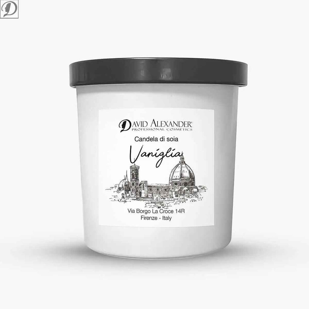 Candela in Cera di Soia alla Vaniglia – Naturale, Profumata, Lunga Durata