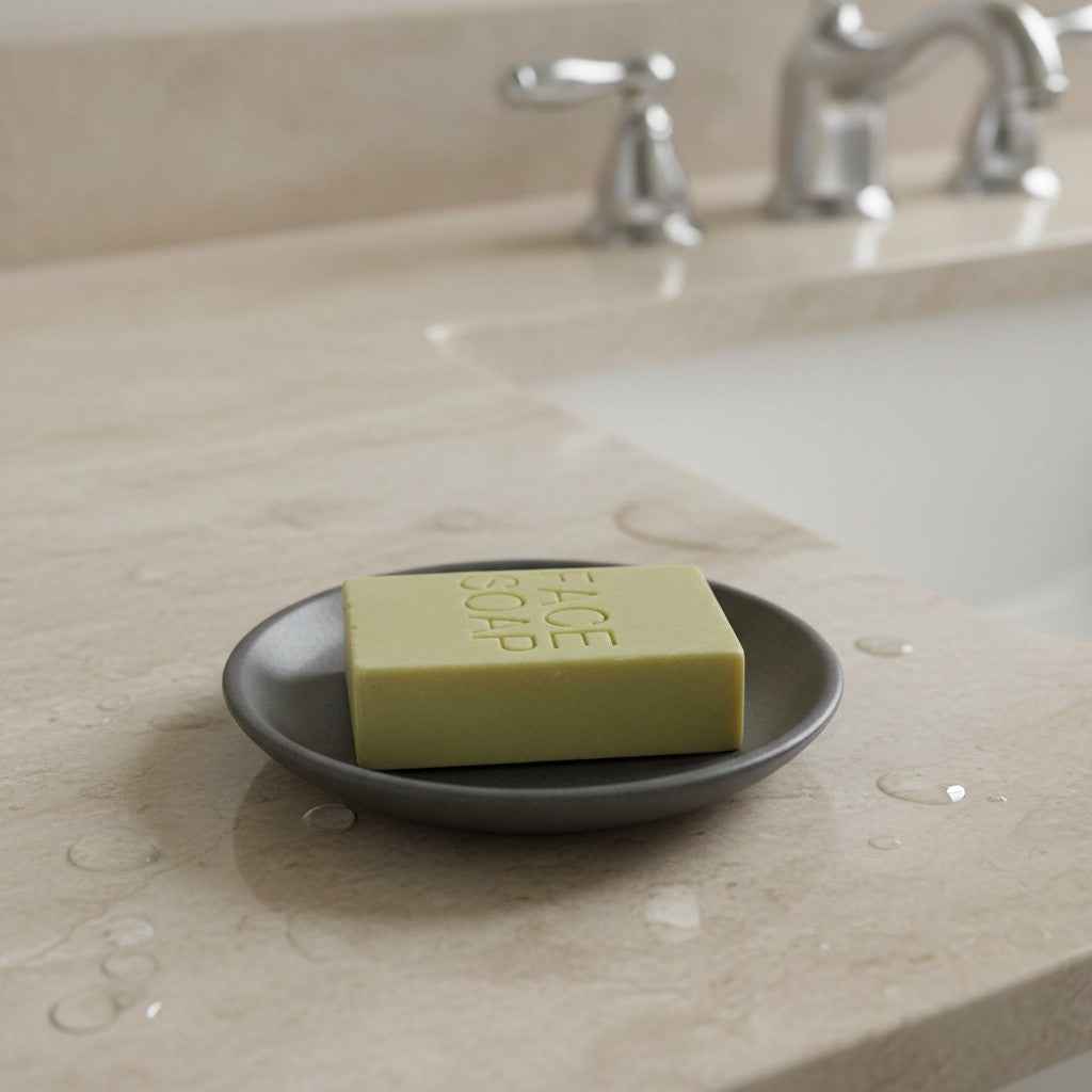 LATTE DETERGENTE VISO SOLIDO PELLI IMPURE ALLO ZOLFO - Da 50 g  Packaging in cartoncino riciclabile