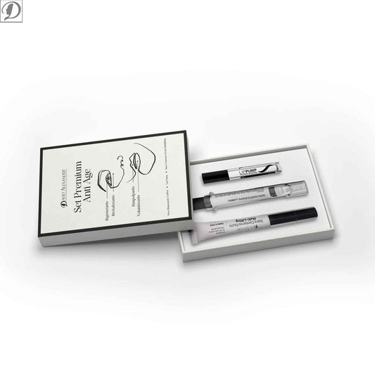 Kit Labbra e Contorno Occhi – Volumizzante, Idratante e Anti-Fatica con Applicatori Massaggianti