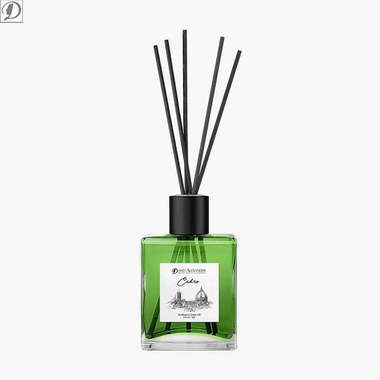 Profumatore per Ambiente al Cedro – Elegante, Legnoso e Rilassante con Bastoncini in Bambù