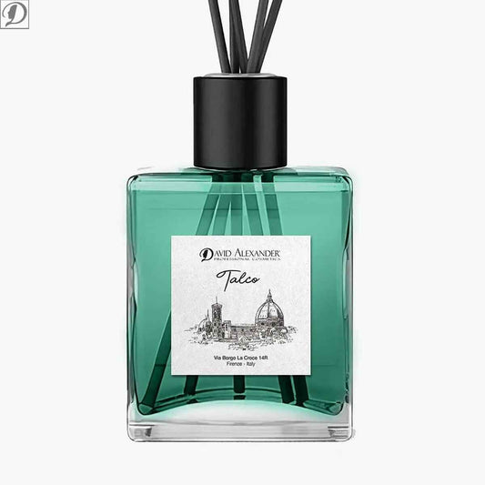 Profumatore per Ambiente Talco – Fragranza Pulita e Raffinata con Bastoncini in Bambù