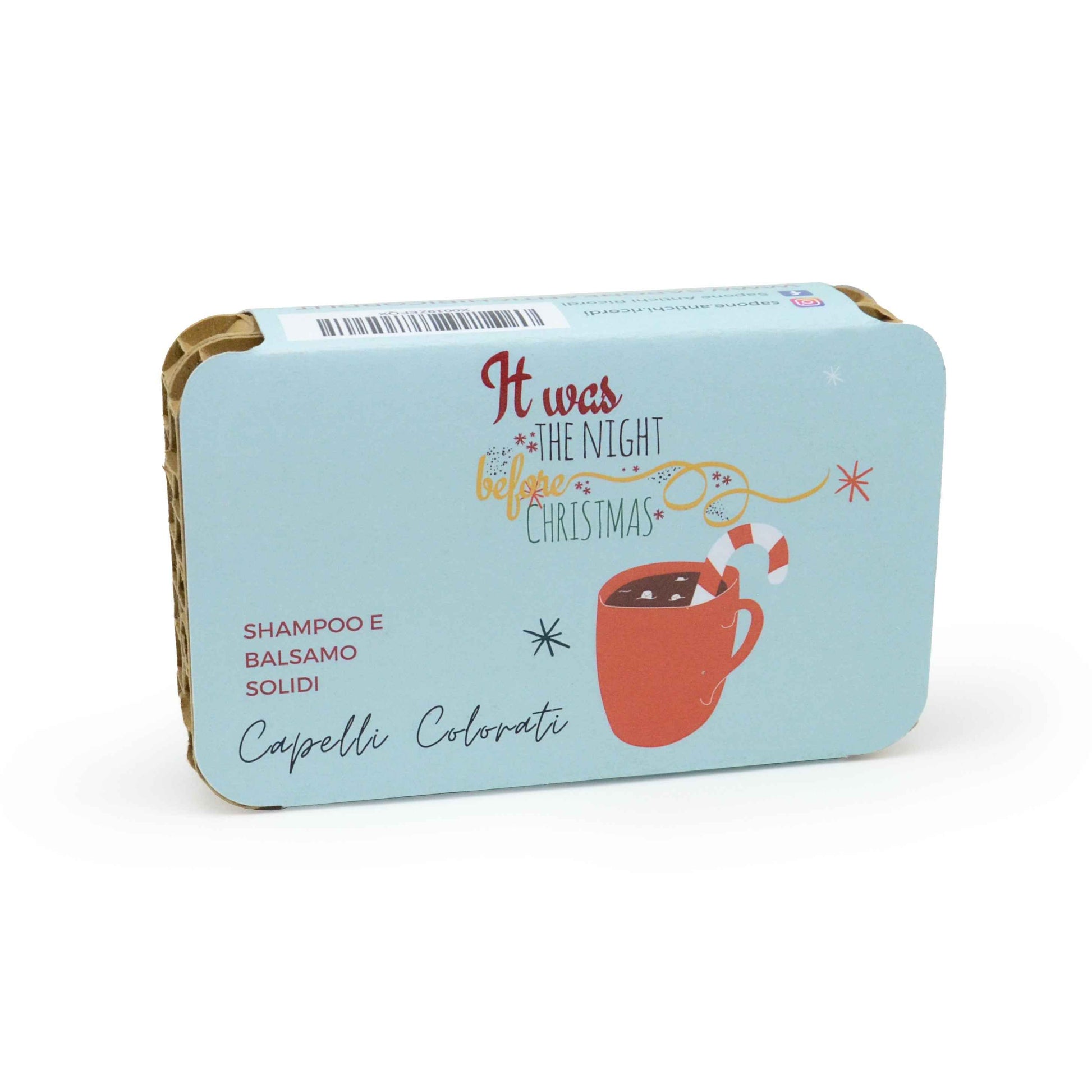 CONFEZIONE NATALIZIA SHAMPOO SOLIDO CAPELLI COLORATI + BALSAMO SOLIDO CAPELLI COLORATI