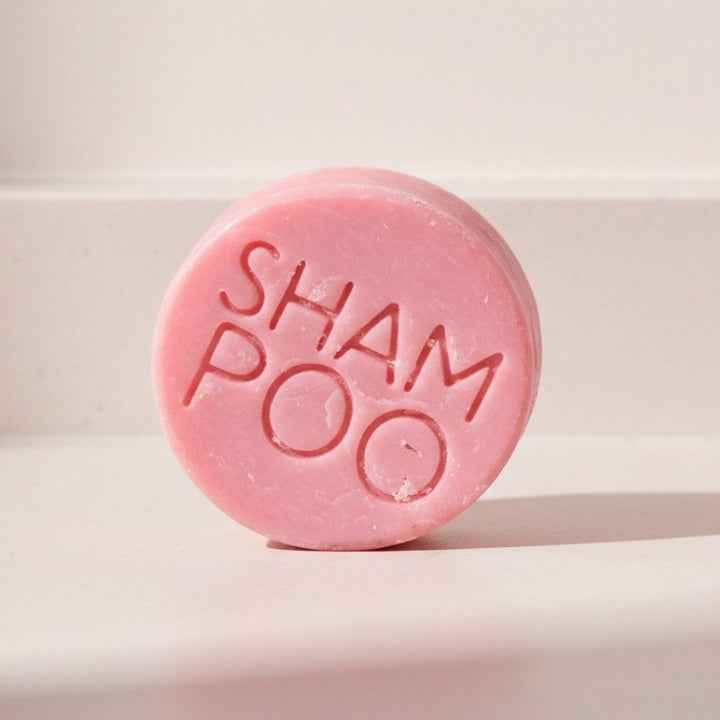 SHAMPOO SOLIDO CAPELLI BIONDI ALL'UVA FRAGOLA CON BAR SAVER IN SUGHERO